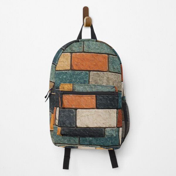 Item preview, Colorful Brick Mosaic – Modern Urban Texture Pattern designed and sold by Catfcreations.
