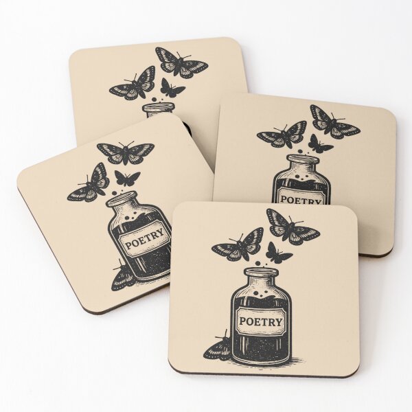Item preview, Poetcore Poetry Potion – Butterflies & Vintage Ink designed and sold by Ivy-Triggs.