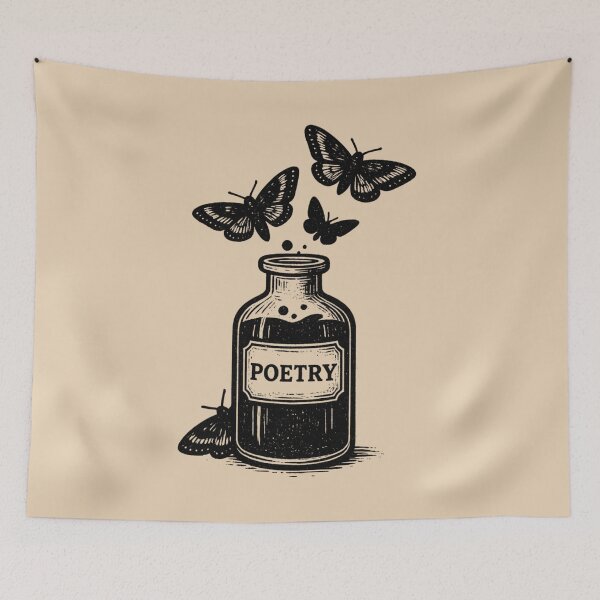 Item preview, Poetcore Poetry Potion – Butterflies & Vintage Ink designed and sold by Ivy-Triggs.