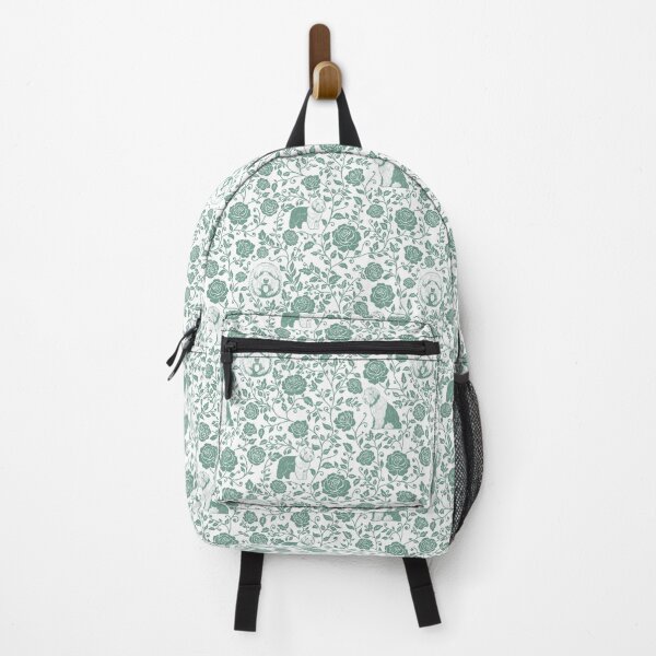 Item preview, Old English Sheepdog Floral Silhouette Botanical Art Green designed and sold by WildLakePatterns.