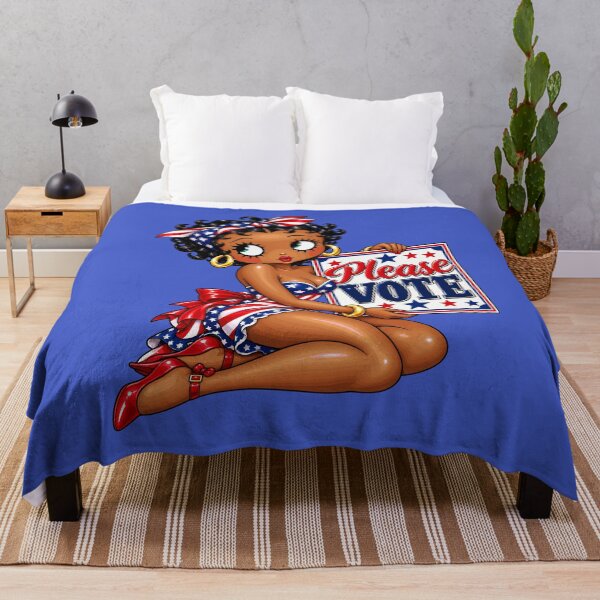 Item preview, Betty Boop Please Vote – Retro Patriotic Pin-Up designed and sold by Artbyminga.