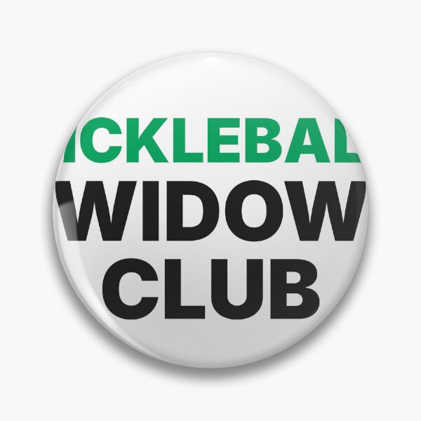 Item preview, Pickleball Widow Club Funny Quote designed and sold by CourtCultureHQ.