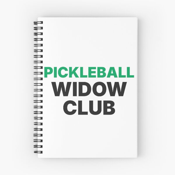 Item preview, Pickleball Widow Club Funny Quote designed and sold by CourtCultureHQ.