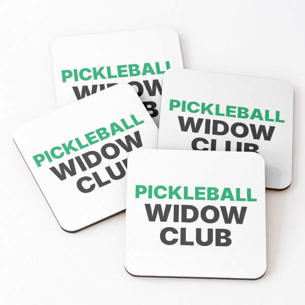 Item preview, Pickleball Widow Club Funny Quote designed and sold by CourtCultureHQ.
