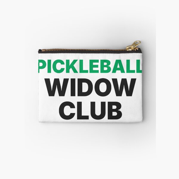 Item preview, Pickleball Widow Club Funny Quote designed and sold by CourtCultureHQ.