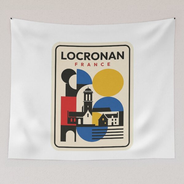 Item preview, Retro Locronan Bauhaus Geometric Skyline designed and sold by k3rstman1.