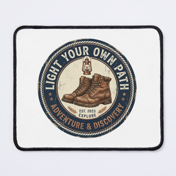 Item preview, Light Your Own Path Vintage Hiking Boots Lantern designed and sold by Sanan Israyilli.