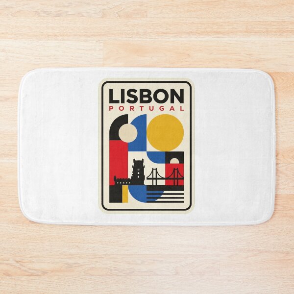 Item preview, Retro Lisbon Bauhaus Geometric Skyline designed and sold by k3rstman1.
