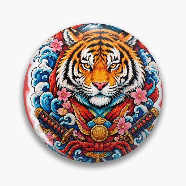 Item preview, Japanese Tiger Samurai designed and sold by GussieGerman.