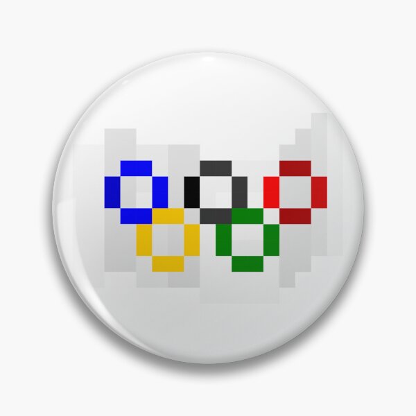 Item preview, Olympic Pixel Flag designed and sold by HarveyHandcraftsandDesigns.