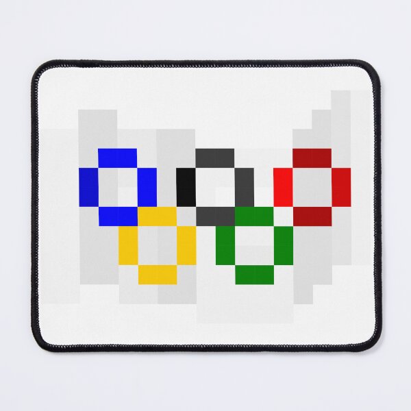 Item preview, Olympic Pixel Flag designed and sold by HarveyHandcraftsandDesigns.