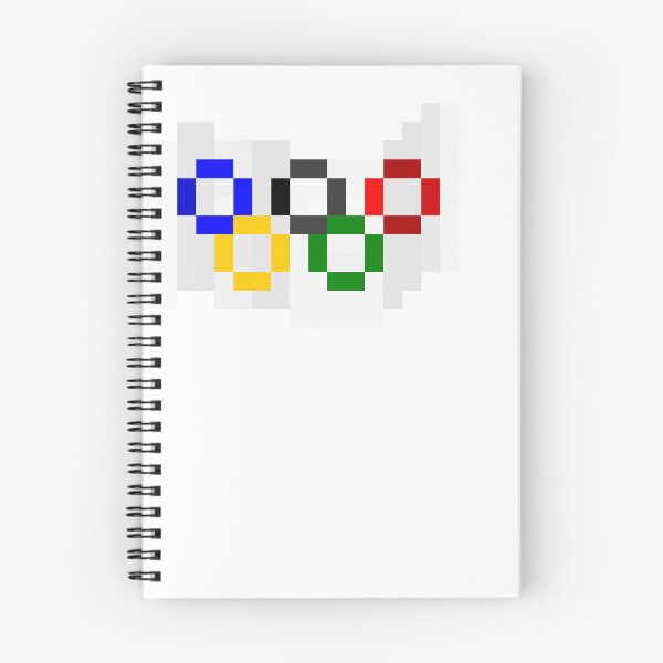 Item preview, Olympic Pixel Flag designed and sold by HarveyHandcraftsandDesigns.