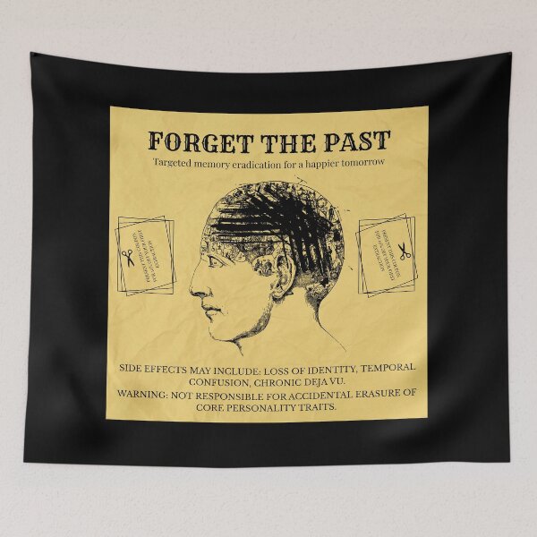 Item preview, Neuro-Erase Fictional Clinic Retro Dystopian Ad designed and sold by Mircea786.