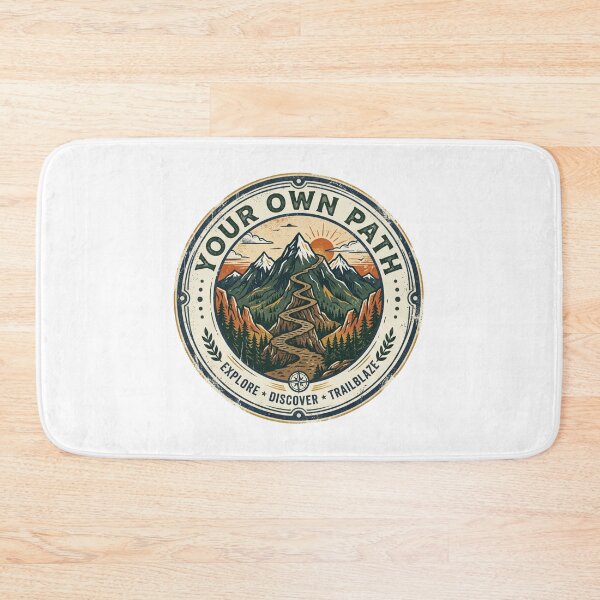 Item preview, Your Own Path Vintage Mountain Trail Badge designed and sold by Sanan Israyilli.
