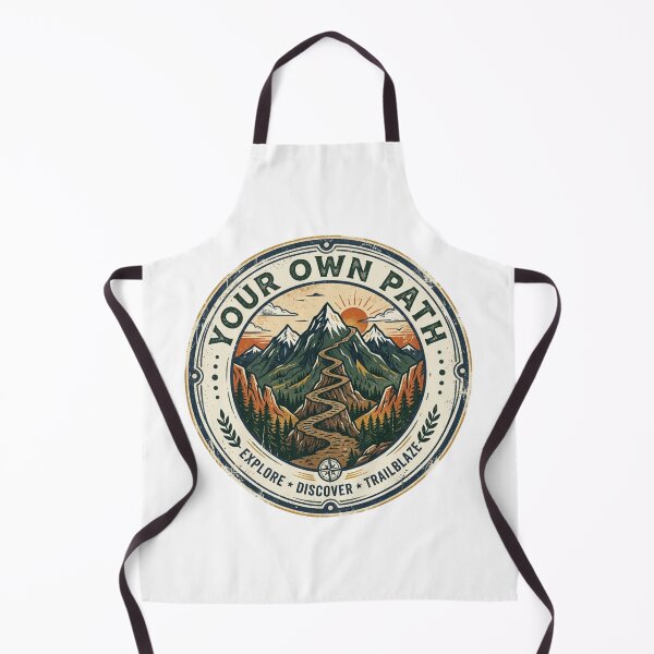 Item preview, Your Own Path Vintage Mountain Trail Badge designed and sold by Sanan Israyilli.