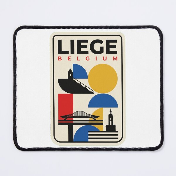 Item preview, Retro Liege Bauhaus Geometric Skyline designed and sold by k3rstman1.