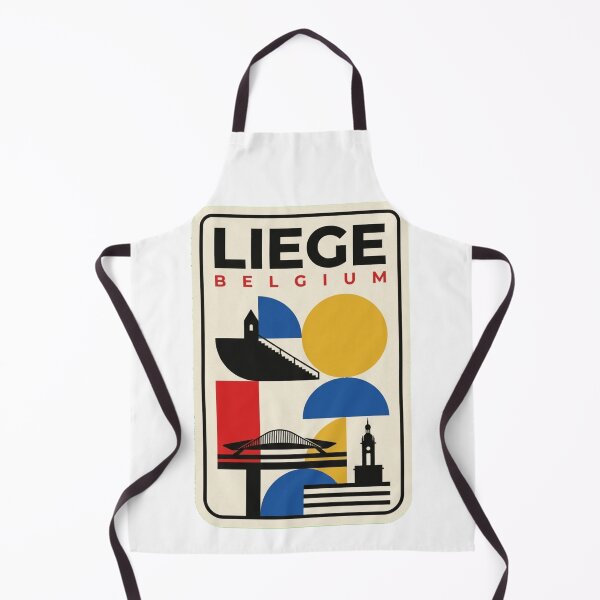 Item preview, Retro Liege Bauhaus Geometric Skyline designed and sold by k3rstman1.