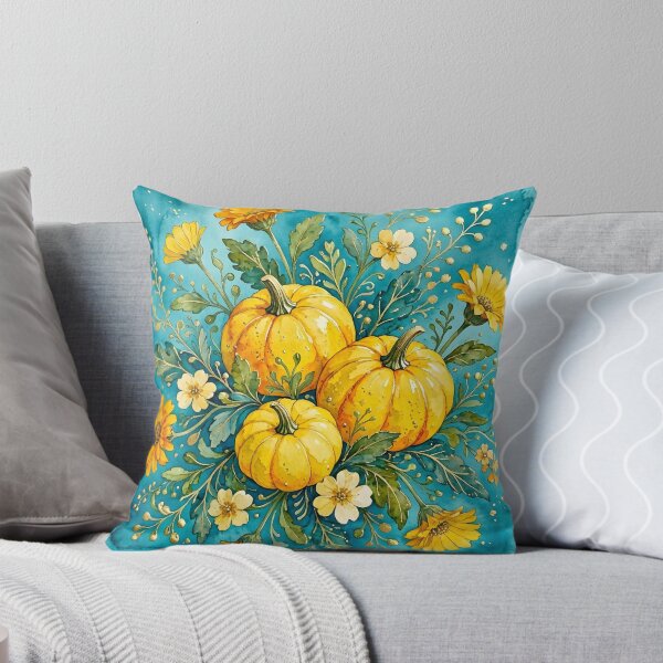Item preview, Pumpkin with Flowers designed and sold by GraphicsClub.