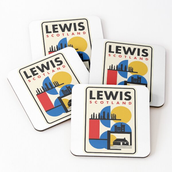 Item preview, Retro Lewis Bauhaus Geometric Skyline designed and sold by k3rstman1.