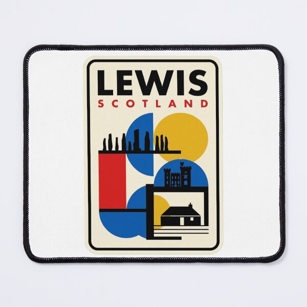 Item preview, Retro Lewis Bauhaus Geometric Skyline designed and sold by k3rstman1.