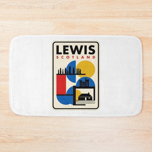 Item preview, Retro Lewis Bauhaus Geometric Skyline designed and sold by k3rstman1.