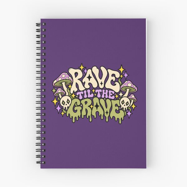 Item preview, Rave Til The Grave Skull and Mushroom designed and sold by PLURCreations.