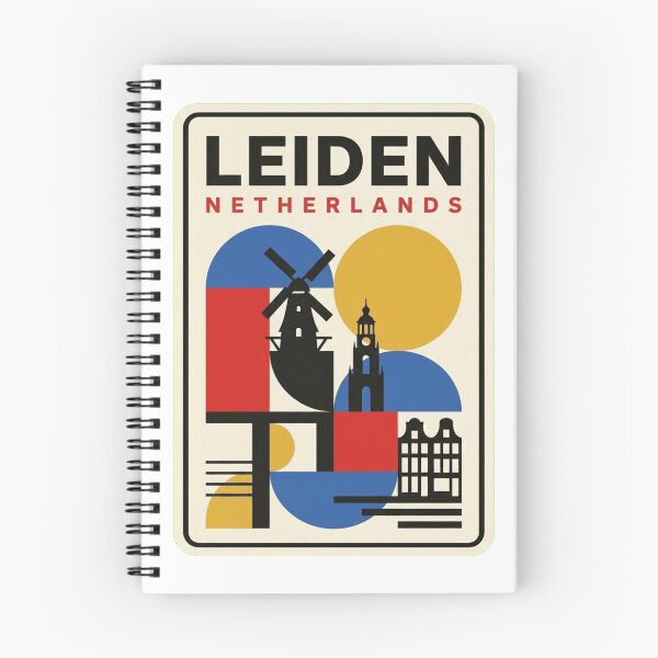 Item preview, Retro Leiden Bauhaus Geometric Skyline designed and sold by k3rstman1.