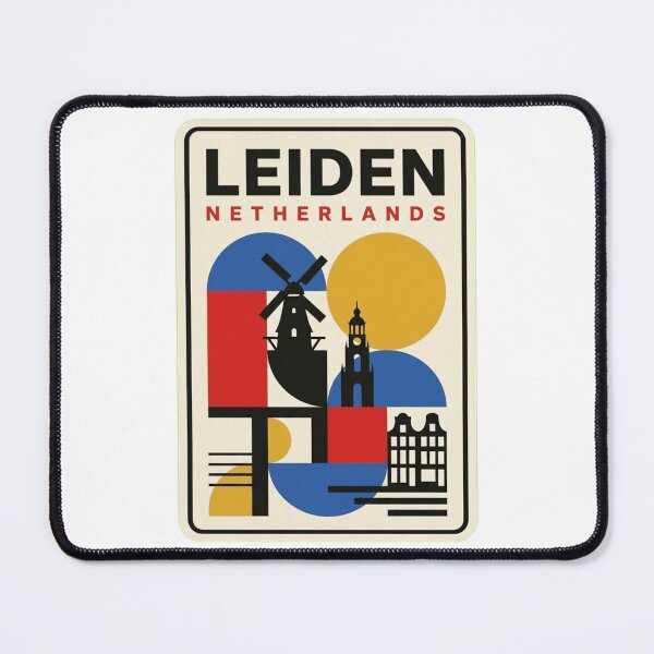 Item preview, Retro Leiden Bauhaus Geometric Skyline designed and sold by k3rstman1.