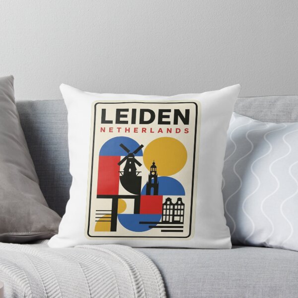 Item preview, Retro Leiden Bauhaus Geometric Skyline designed and sold by k3rstman1.