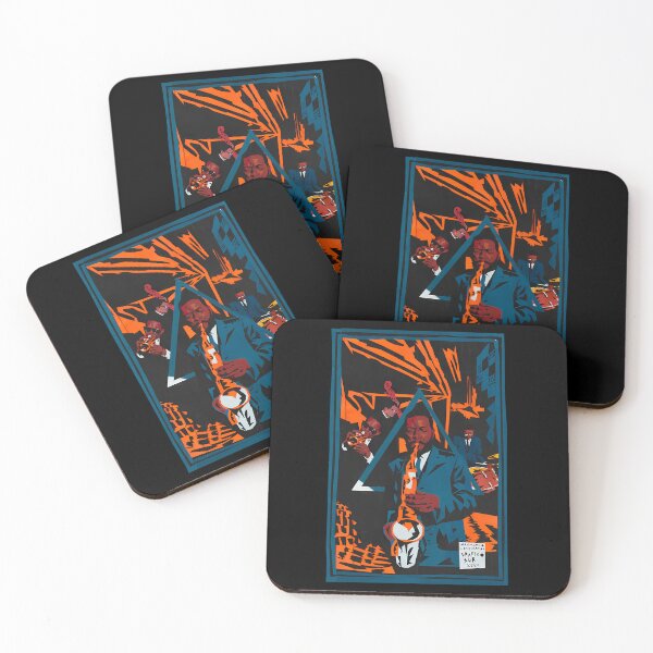 Item preview, Saxophone Trumpet Double Bass Jazz Band designed and sold by Anas2627.