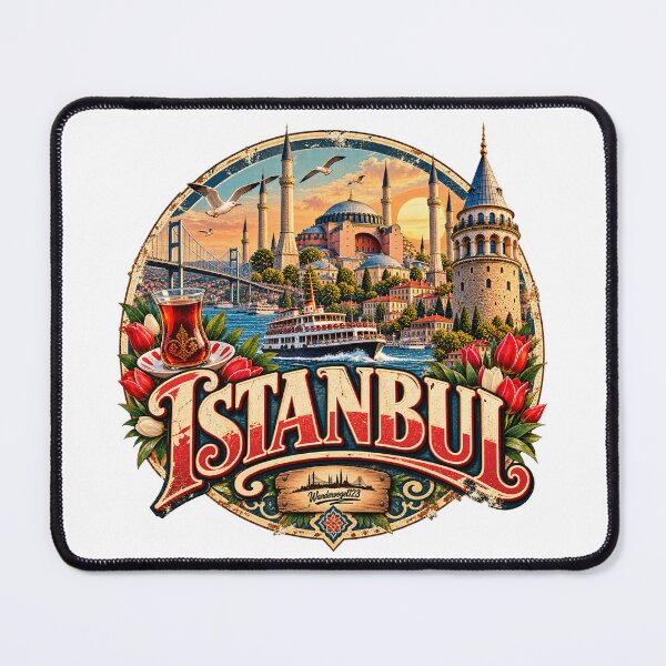 Item preview, Istanbul Türkiye – Bosphorus Hagia Sophia & Galata Tower designed and sold by Wandervogel123.