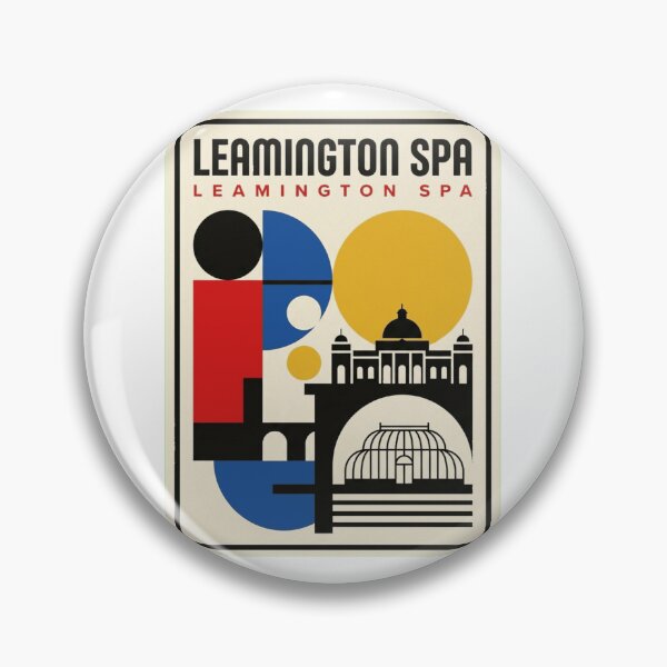 Item preview, Retro Leamington Spa Bauhaus Geometric Skyline designed and sold by k3rstman1.