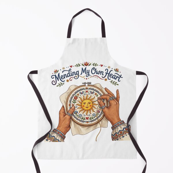 Artikelvorschau, Mein eigenes Herz heilen – Volkskunst-Stickerei Sonne entworfen und verkauft von Sanan Israyilli.