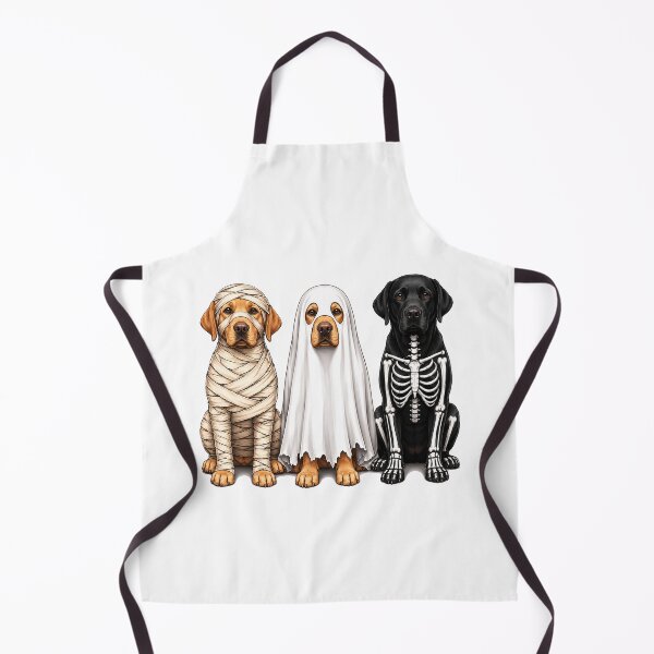 Item preview, Halloween Labrador Dogs T-Shirt – Mummy Ghost & Skeleton Labs designed and sold by elisarasada.