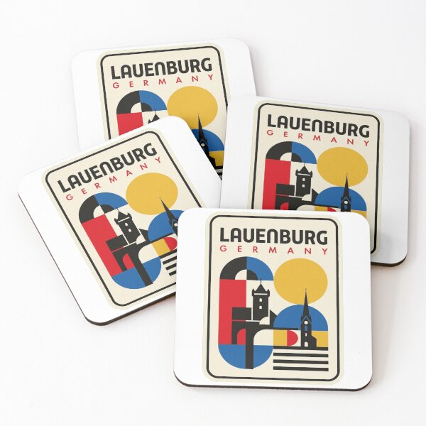 Item preview, Retro Lauenburg Bauhaus Geometric Skyline designed and sold by k3rstman1.