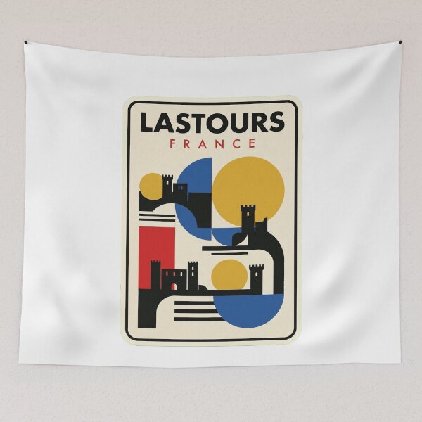 Item preview, Retro Lastours Bauhaus Geometric Skyline designed and sold by k3rstman1.