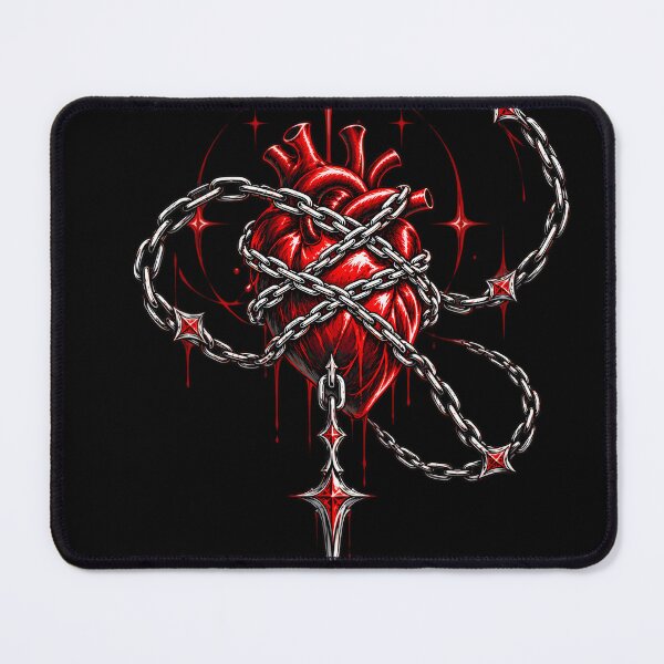 Artikelvorschau, Kurapika Scarlet Eyes Crimson Chain Heart entworfen und verkauft von QubekShop.