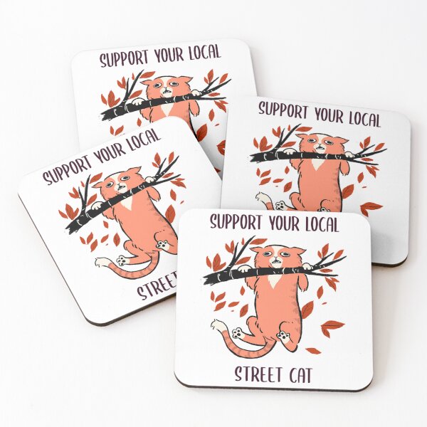 Item preview, Support Your Local Street Cat designed and sold by saraya-correll.