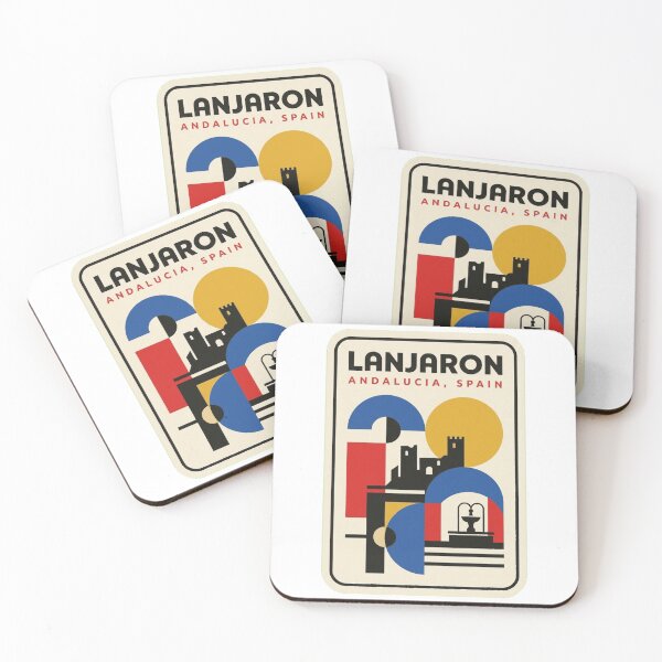 Item preview, Retro Lanjaron Bauhaus Geometric Skyline designed and sold by k3rstman1.