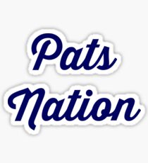Pats Nation Sticker