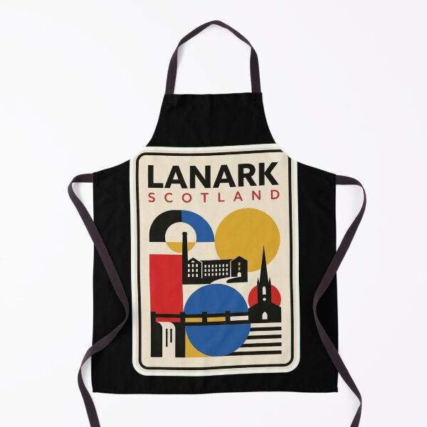 Item preview, Retro Lanark Bauhaus Geometric Skyline designed and sold by k3rstman1.