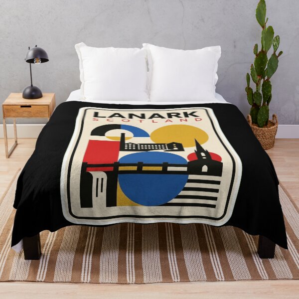 Item preview, Retro Lanark Bauhaus Geometric Skyline designed and sold by k3rstman1.
