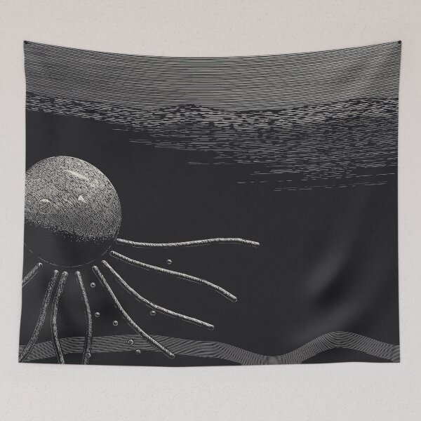 Item preview, Octopus, Scratchboard Engraving | 1/1 Serial OSS.2026.81875 designed and sold by LiveArtPixel.