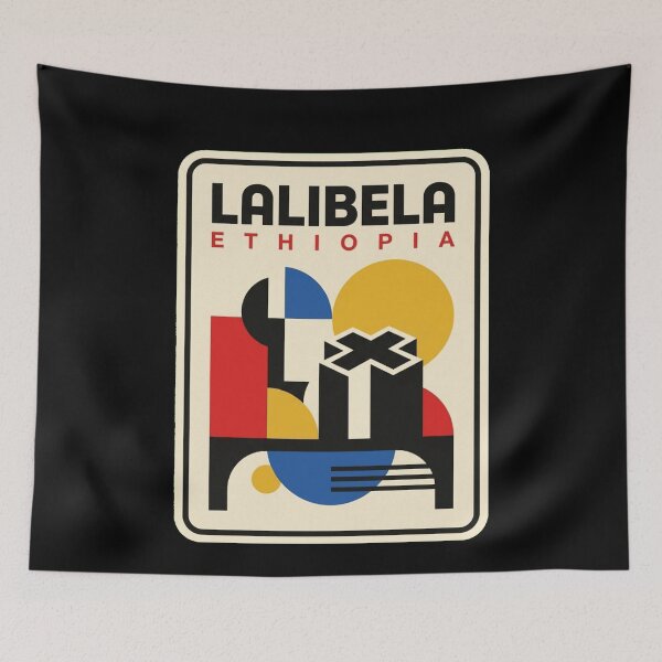 Item preview, Retro Lalibela Bauhaus Geometric Skyline designed and sold by k3rstman1.
