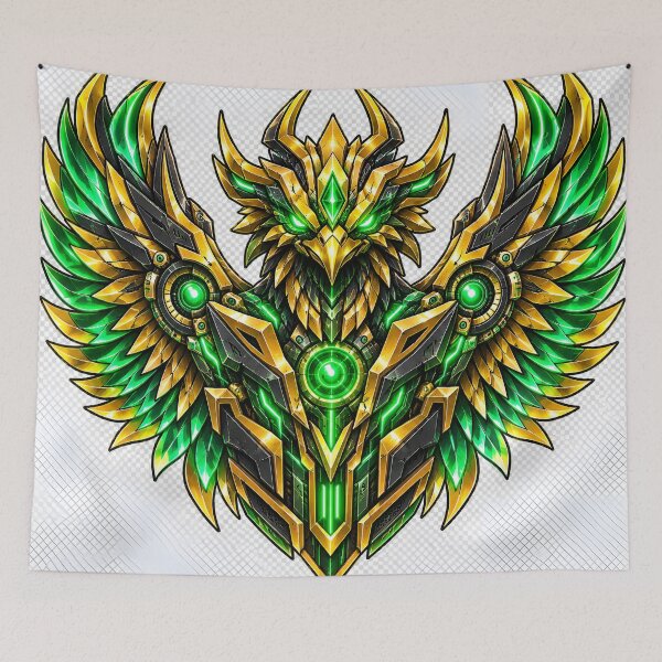 Item preview, Cyberpunk Quantum Cybercore Phoenix Art designed and sold by RiteshCenter .