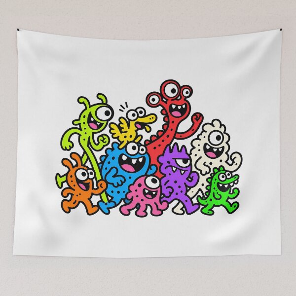 Item preview, Quirky Creature Parade designed and sold by Thai Vibe Studio.