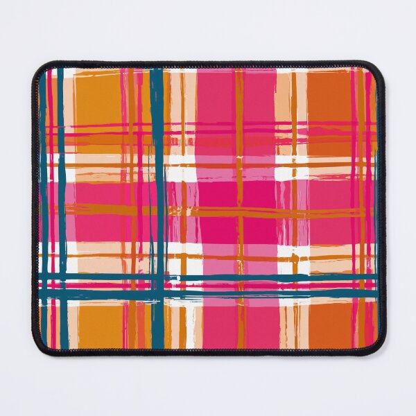 Item preview, Orange and Pink Madras Pattern Design designed and sold by RichardRags.