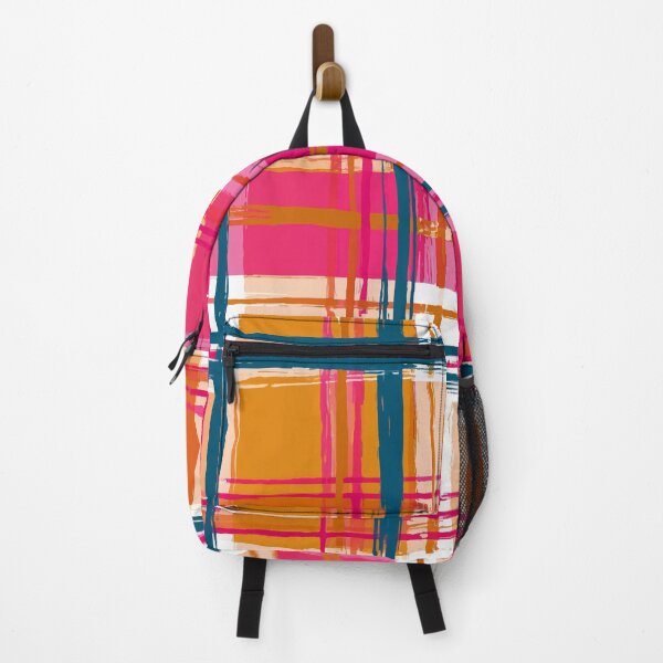 Item preview, Orange and Pink Madras Pattern Design designed and sold by RichardRags.