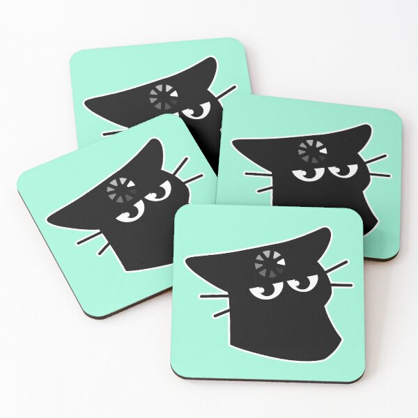 Item preview, Lagging Black Cat Loading Brain Drawing designed and sold by magdalenanegra.