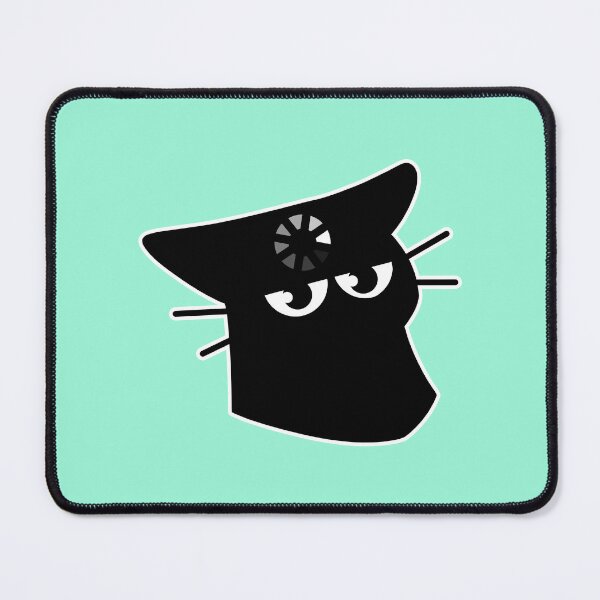 Item preview, Lagging Black Cat Loading Brain Drawing designed and sold by magdalenanegra.